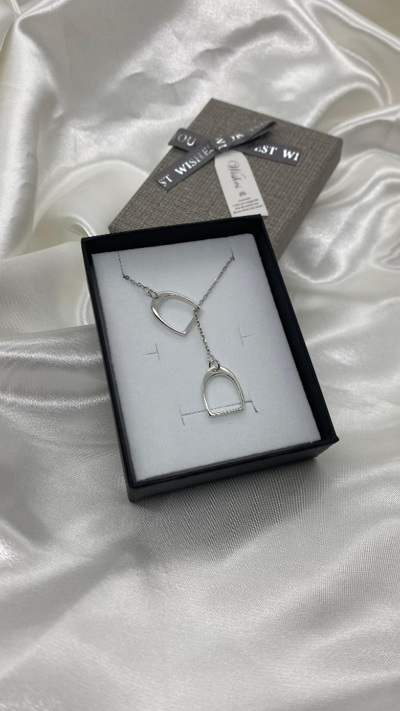 Collier Lariat Double Étrier
